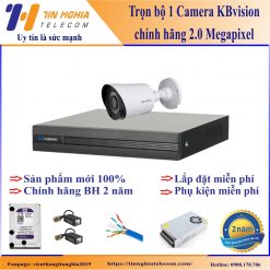 Trọn bộ 1 camera kbvision chính hãng giá rẻ
